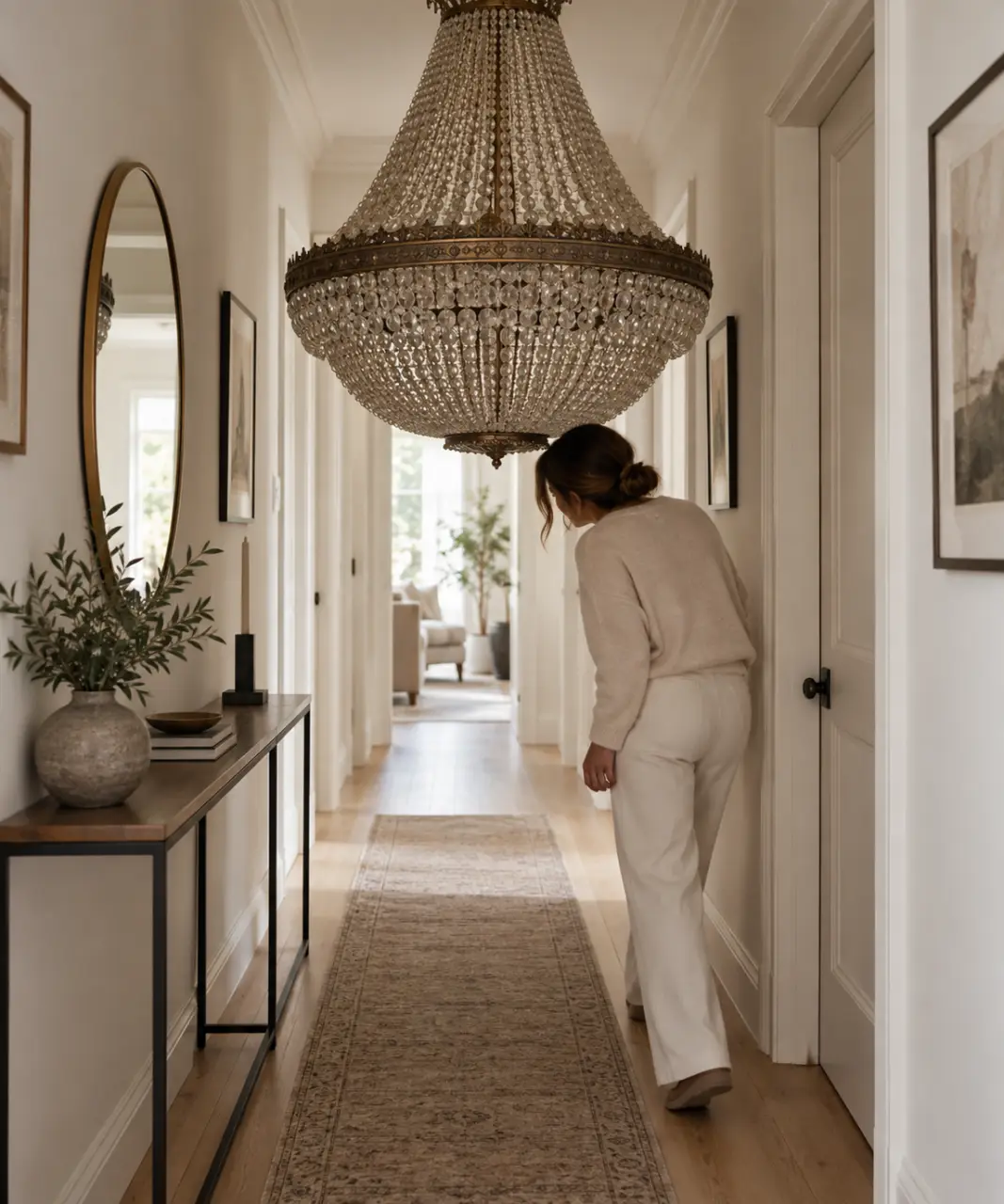 Lustre couloir : pourquoi un modèle trop imposant gêne le passage