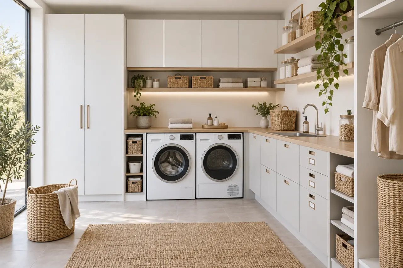 Quel meuble de rangement pour buanderie choisir ? 3 repères pour gagner de la place