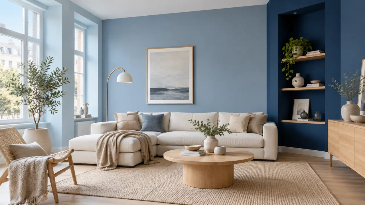 Quelle peinture bleue choisir pour éclairer, apaiser ou structurer une pièce ?
